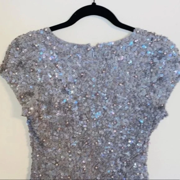 Parker Serena Beaded Cap Sleeve Dress - Picture 8 of 11